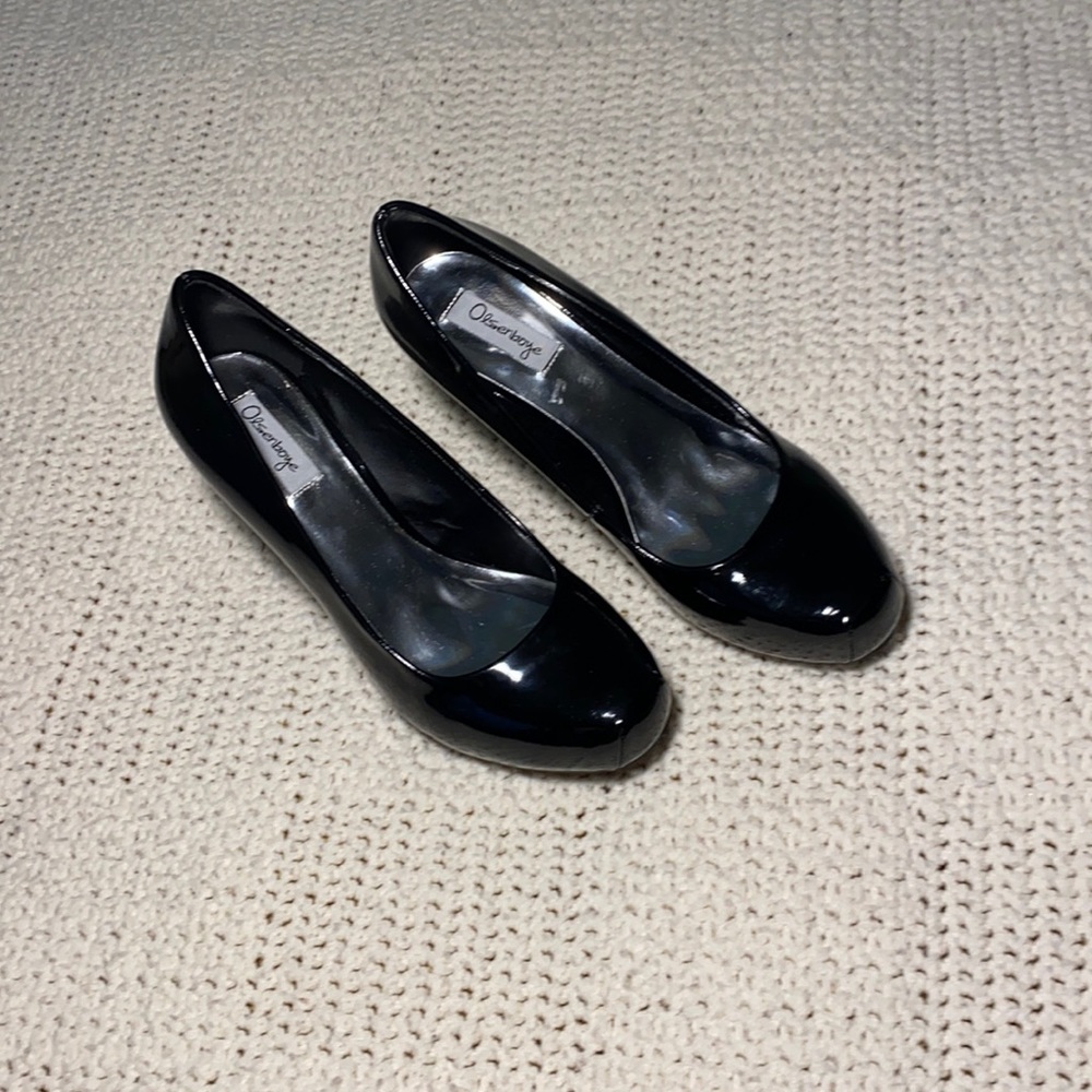 Black Patent leather heels